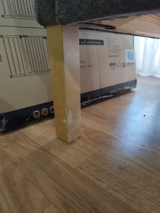 Sofá 2 plazas IKEA gris tela