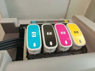 Cartuchos Plotter LCL 4 Colores compatible para HP