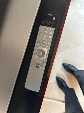 Televisión Loewe Negra y Plateada