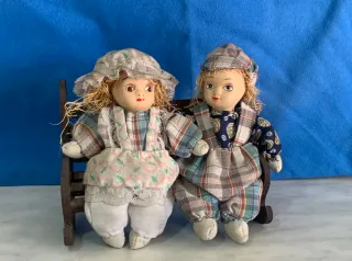 Muñecas de porcelana vintage