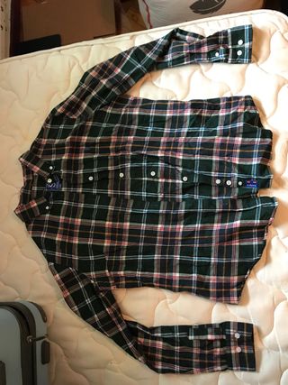 Camisa de cuadros SOLERA verde multicolor