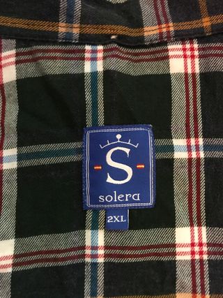 Camisa de cuadros SOLERA verde multicolor