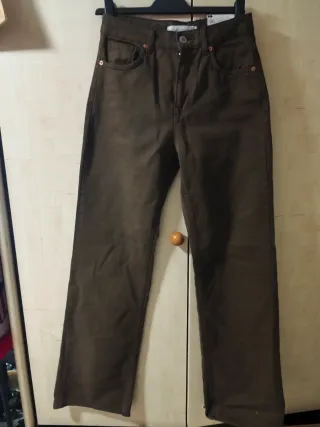 Stradivarius D92 Jeans Rectos Anchos Talla 36