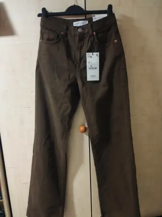 Stradivarius D92 Jeans Rectos Anchos Talla 36