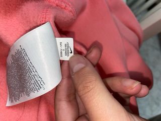 Sudadera Nike con capucha rosa mujer