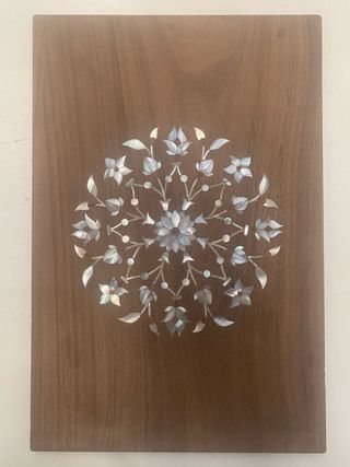 Incrustación Nacar Manual Madera