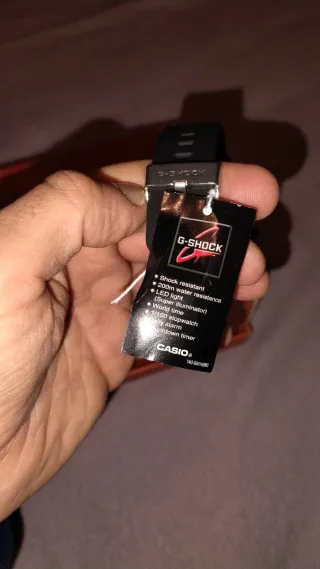 Casio G-Shock GD-010 Reloj Negro y Rojo