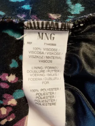 Vestido estampado manga larga,lazo en la espalda