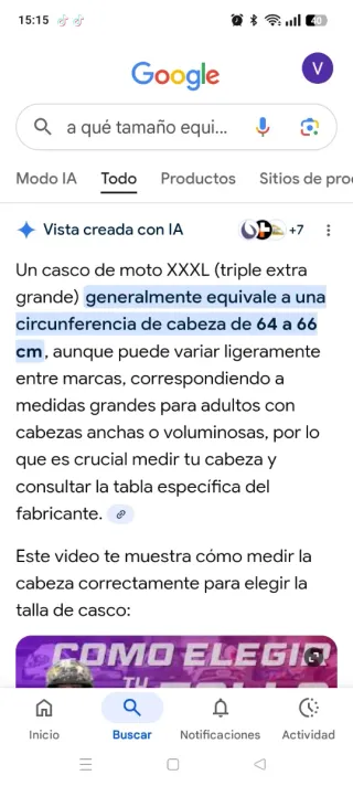 Casco Moto Negro Talla XXXL