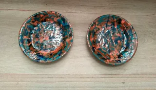 Piatti in ceramica decorati 15,5 cm