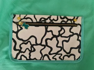 Bolso Tous Beige y Negro con neceser