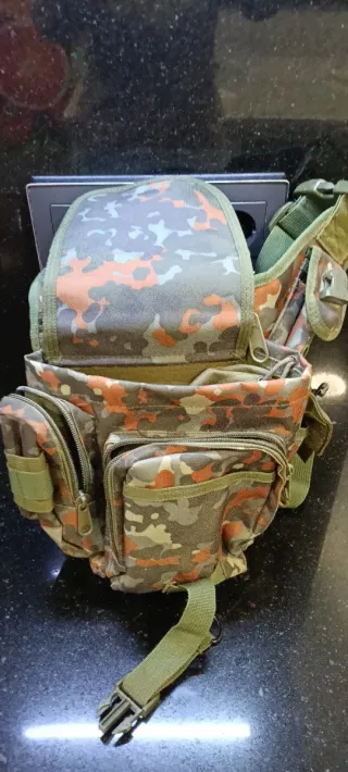 Bandolera MFH Militar Camuflaje