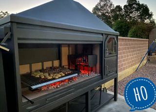 Barbacoa Horno Leña Metal TD31