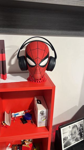 Soporte Cabeza Spiderman 3d+ Auriculares Bluetooth