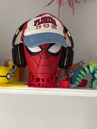 Soporte Cabeza Spiderman 3d+ Auriculares Bluetooth