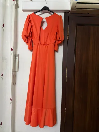 Traje de flamenca naranja