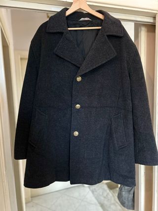 Cappotto lana e cashmere grigio