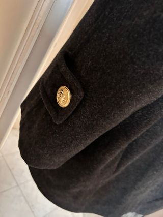 Cappotto lana e cashmere grigio