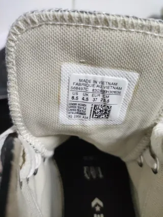 Converse plataforma negras y blancas