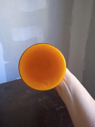 Jarrón de vidrio estilo escandinavo vintage