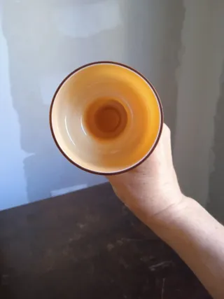 Jarrón de vidrio estilo escandinavo vintage