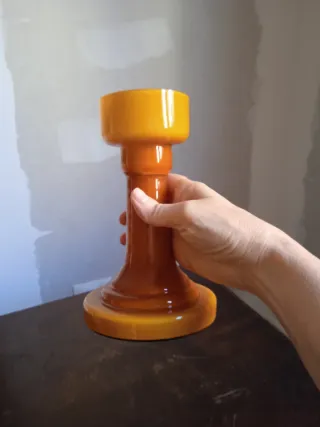 Jarrón de vidrio estilo escandinavo vintage