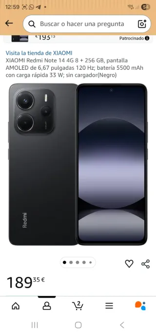 !DA SCOPRIRE! Xiaomi Redmi Note 14 4G 256GB Nero