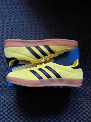 Adidas Gazelle Indoor Amarillo Negro Talla 39