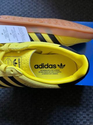 Adidas Gazelle Indoor Amarillo Negro Talla 39