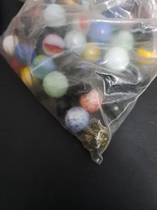 Bolsas de canicas de los 80