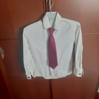 Traje comunión niño talla 8 y zapatos talla 35