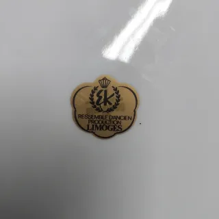 Piatto Porcellana Limoges Rossemble D'Ancen 28cm