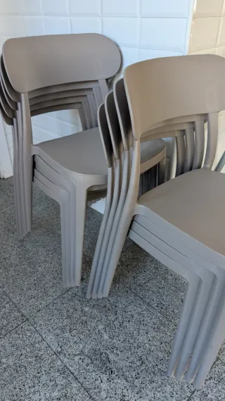 Sillas de resina para exterior