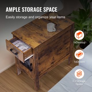 Tavolino da Caffè in Stile Fattoria Comodino