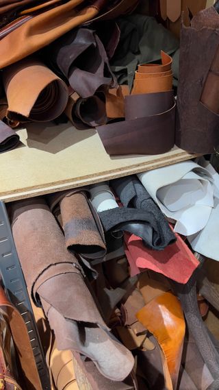 Lotes de cuero curtido