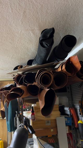 Lotes de cuero curtido