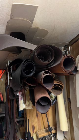 Lotes de cuero curtido