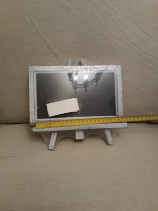 Pizarra con caballete para eventos.