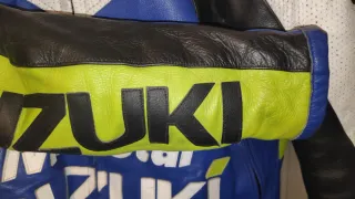 Chaqueta de cuero para moto Suzuki