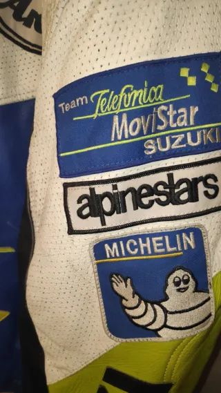 Chaqueta de cuero para moto Suzuki