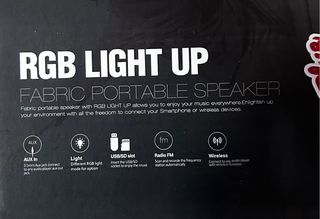 Altavoz Portátil Bluetooth RGB BRODU