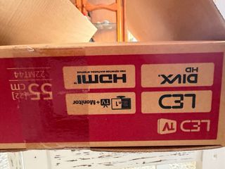 Televisión LG Negra