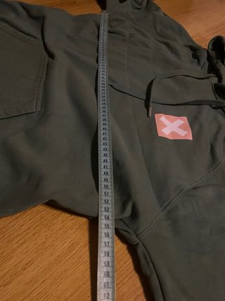 Sudadera Blue Banana verde con rosa