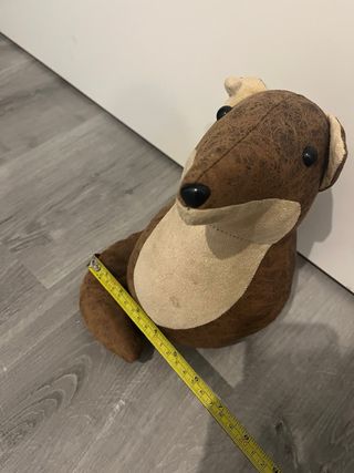 Tope de puerta de peluche de zorro