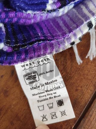 Coperta Messicana Rotolo Pelle