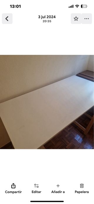 Mesa plegable madera