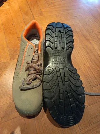 Zapatos de seguridad Zion Talla 42 Beige/Naranja