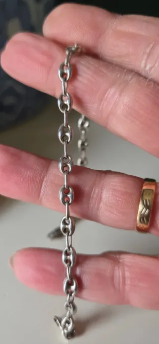 Pulsera Plata Calabrote Fino