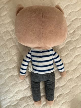 Muñeca La Nina  y gato de peluche