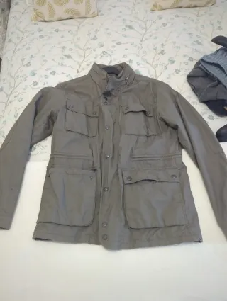 Chaqueta hombre entretiempo verde